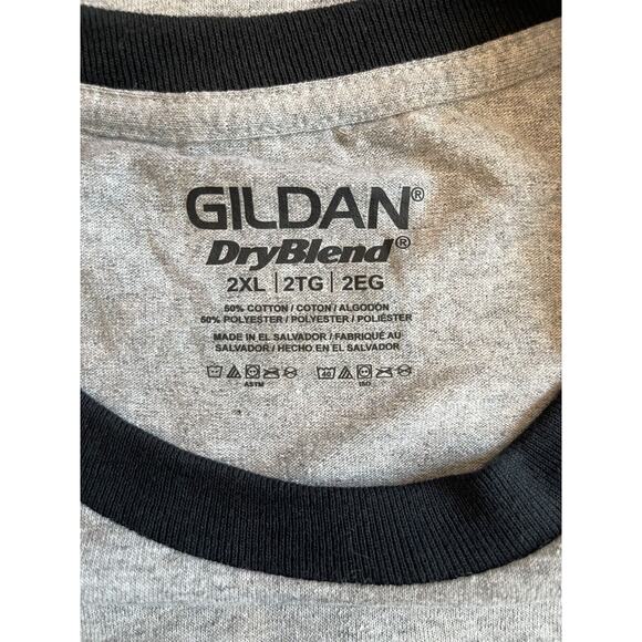 Men's T-Shirt 2XL “Make Fail Make” DryBlend ✨NEW✨ Sport Grey with Black - Picture 3 of 4